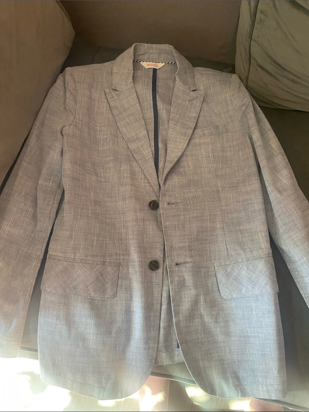 Cat & Jack Light Blue Men's Two-Button Blazer